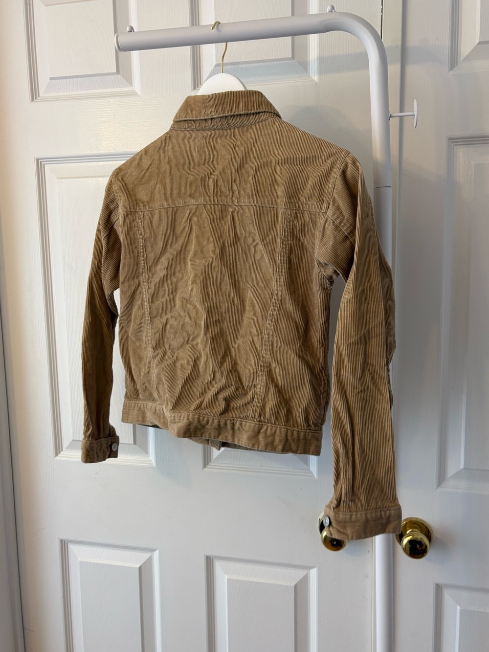 Beige Corduroy Button Up Jacket Size Extra Small Cotton - Picture 9 of 10